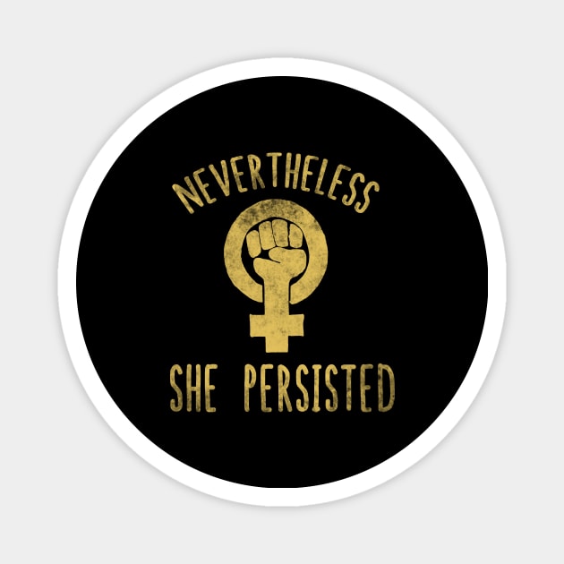 Nevertheless she persisted Magnet by bubbsnugg